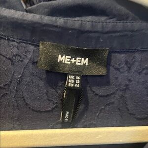 ME+EM Navy Mini Dress